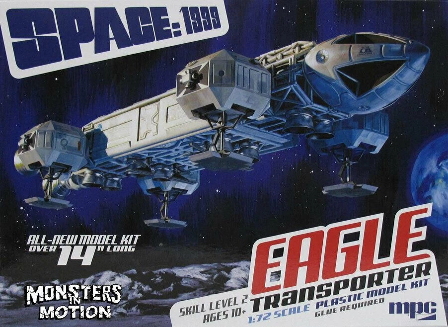 Space 1999 Eagle II Transporter 1/72 Scale 14" Model Kit 189MP200 - Image 1 of 4