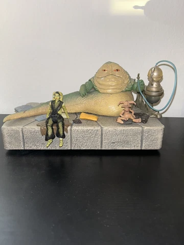 Hasbro Star Wars Jabba’s  Throne Walmart Exclusive With Oola 3.75 Read Desc! Cover