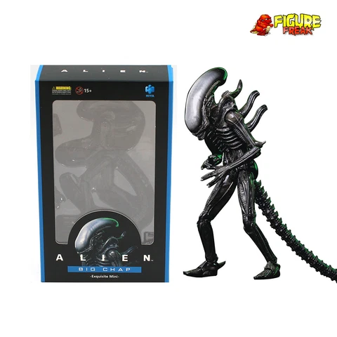 Hiya Toys Alien 1979 Movie Big Chap Xenomorph 4.5" Action Figure 1:18 Scale Cover