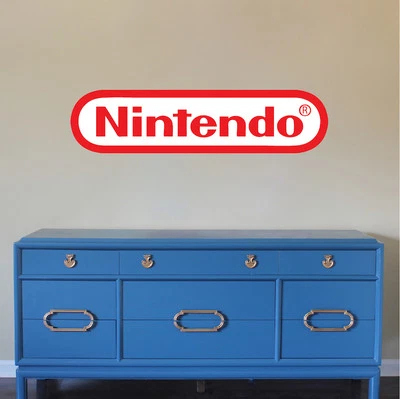 Calcomanías de pared con logotipo de videojuegos Nintendo Mario Zelda Pokemon pared para niños, e34 Foto 1 de 3