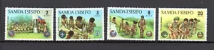 Juego de estampillas Boyscouts/Scouts/Jamboree de Samoa 1973 (Michel 76/79) montadas sin montar o nunca montadas - Imagen 1 de 1