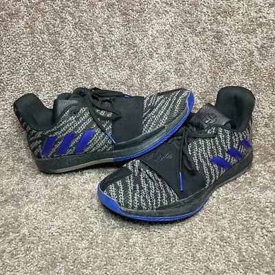 Adidas Harden Vol. 3 G26811 Men 10.5 Basketball Shoes Black Active Blue Sneakers - Image 1 of 4