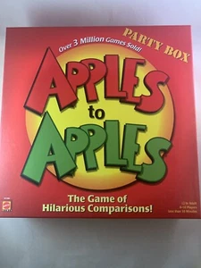 Äpfel zu Äpfeln Party Box Brettspiel Familie Freunde Spaß Mattel - Bild 1 von 5