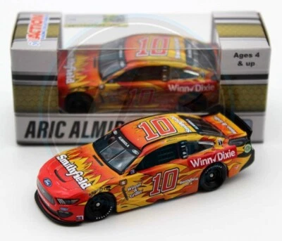 2021 Aric Almirola #10 Smithfield - Darlington NASCAR Throwback 1/64 Diecast - Image 1 of 3