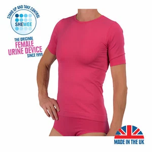 SHEWEE Womens Short Sleeve Tech Top Base Layer Running Walking Gym Workout UK - Picture 1 of 12