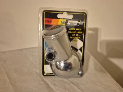 GM 1966 to 1975 V8 Chrome Water Neck Mr. Gasket #2661 - Image 1 of 3