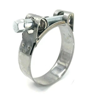 Motorcycle Exhaust Clamp 51mm 52mm 53mm 54mm 55mm W2 430 Stainless Steel Car Van - Picture 1 of 1