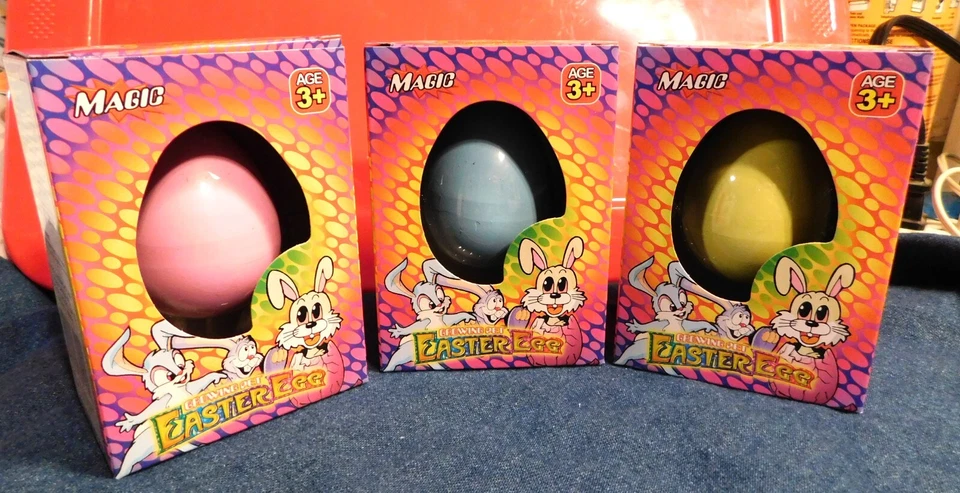 Magic Growing Hatching Surprise Easter Magenta Egg Toy