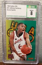 ANFERNEE "PENNY" HARDAWAY 1996 Skybox USA CSG 8 Bronze Sparkle #B1 Low Pop SP