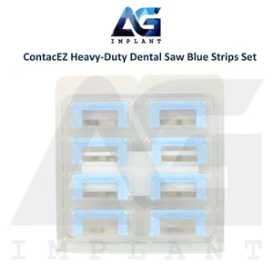 Sierra dental de alta resistencia ContacEZ sistema restaurador tiras azules 8 piezas para una sola mano - Imagen 1 de 4