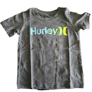 Hurley Logo One & Only Heather Gray Tee Size 4 - Picture 1 of 2