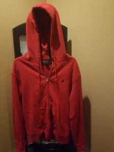 Polo para hombre Ralph Lauren con capucha M rojo - Imagen 1 de 3
