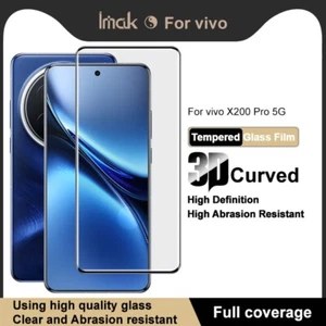 Imak 3D Curved Tempered Glass Screen Protector Film For vivo X200 Ultra X200 Pro - Picture 1 of 17