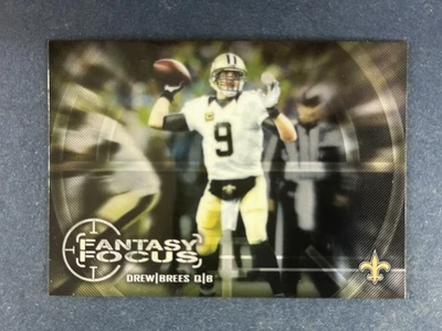 2014 Topps Chrome Fantasy Focus #FF-DB Drew Brees Saints - Image 1 of 2