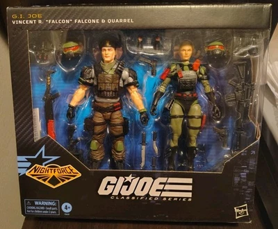 Gi Joe Classified 2 Pack #138 Night Force Falcon & Quarrel Walmart Exclusive - Image 1 of 4
