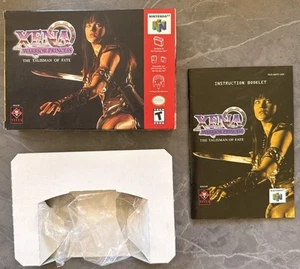 Nintendo 64 N64 Xena Warrior Princess Fate Original Box Manual Inserts Only 1996 - Picture 1 of 16