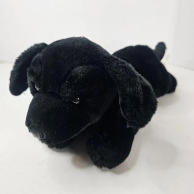 Animal Alley Black Dog Labrador Retriever Puppy Stuffed Animal Toy 2007 - Image 1 of 4