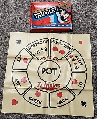 Vintage 1953 Cadeco-Ellis Tripoley Deluxe Edition Mat and Box Only - Image 1 of 4