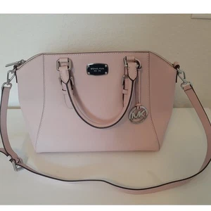 Borsa a mano Michael Kors Ciara in pelle rosa grande ottime condizioni - Foto 1 di 15
