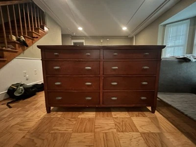 Brown Dresser 8 Drawers - Image 1 of 4