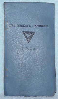 Manual YWCA 1922 para reservas de niñas de secundaria e internado Foto 1 de 4