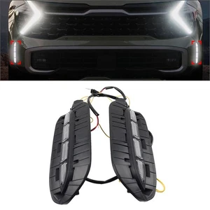 Left Right DRL Daytime Running Light Front Fog Lamp For Kia Sportage X-Pro 2023+ - Picture 1 of 14