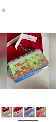 Christian Louboutin Loubisky Paloma Iridescent PVC & crinkled Banquise calfskin - Image 1 of 4