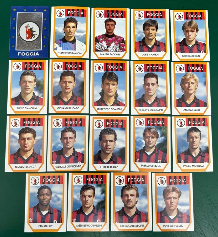 SET DI 19 FIGURINE CALCIATORI CALCIOFLASH 94 1993-94 TEAM FOGGIA NUOVE - Immagine 1 di 1