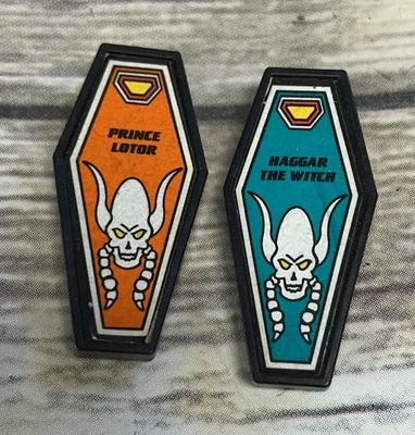 De colección 1984 Voltron Prince Lotor + Haggar The Witch Shield Parte Lugar Accesorio Foto 1 de 2