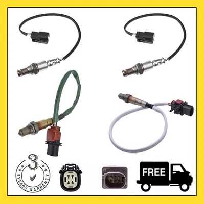 Sensor de oxígeno O2 ascendente+abajo 4 piezas para Ford F-150 2015 2016 2017 2,7 L V6 turboalimentado Foto 1 de 4