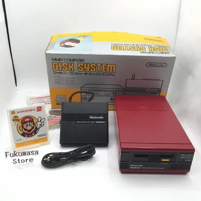 Nintendo Famicom Disk System Console HVC-022 Box New Belt Made in Japan Tested - Image 1 of 4