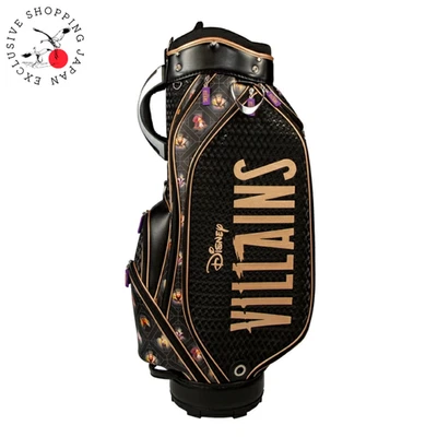 Disney Villains Golf Cart Bag 8.5” 6-Way Divider Black Purple Maleficent Unisex - Image 1 of 4