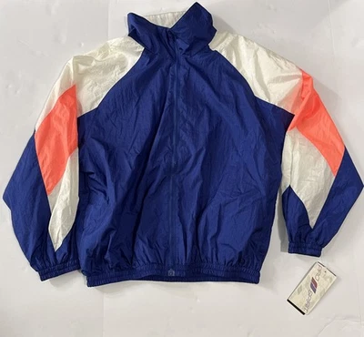 Chaqueta cortavientos Pro Spirit azul vintage años 90 cremallera para hombre TALLA M - NUEVA CON ETIQUETAS Foto 1 de 4
