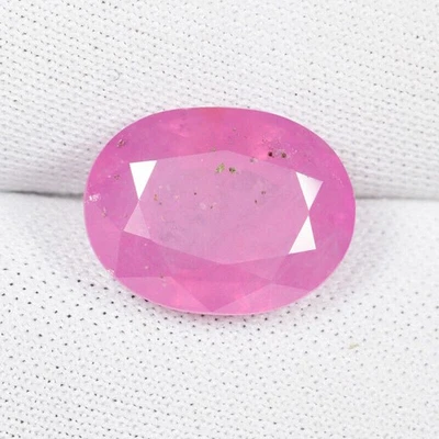 6.05 ct TOP LUSTROUS - GLOW PINK - NATURAL  RUBY * Oval - See Vdo 6491 DL - Image 1 of 2