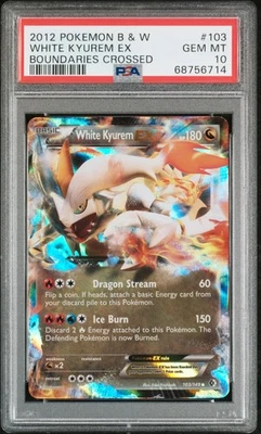 2012 Pokemon Boundaries Crossed White Kyurem EX NO103 PSA 10 КАК НОВЫЕ - Изображение 1 из 2