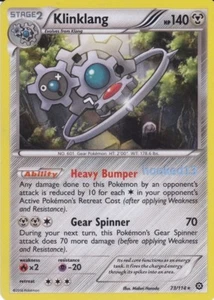 Klinklang Holo Steam Siege Pokemon Card 73/114 - Bild 1 von 2