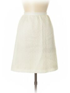Jason Wu White Lace Overlay A-Line Skirt, Size 6, NWT!