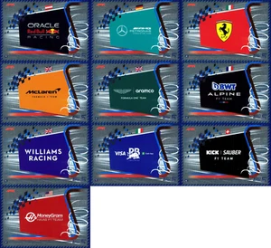 Turbo Attax F1 (Formel 1/Formula 1) 2024 -ALLE 10 Blue Mirror Parallels KOMPLETT - Bild 1 von 1