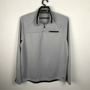 Fila Pullover Size XL Gray Mens Long Sleeve Jacket Polyester Spandex 1/4 Zip - Picture 1 of 7
