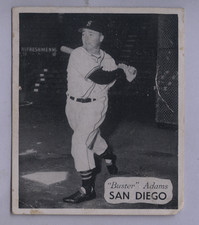 1949 Hage's Dairy Charles "Buster" Adams San Diego Padres
