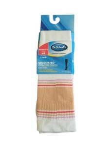New DR. SCHOLL'S Graduated Mild Compression Knee High Sock  8-15 mmHg Size 4-10 - Picture 1 of 7