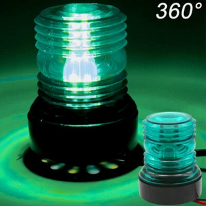 Impermeable Barco Marino Pontón Navegación Ancla 360 Todo Alrededor Luz LED Verde  - Imagen 1 de 9