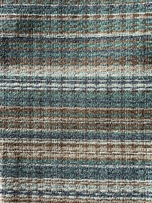 Groundworks Peano Curve Lagoon   24"x24" Fabric Remnant - Image 1 of 3