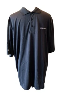 Antigua Large Mens Gray Polo With Mimosa Embroidered On Chest - Picture 1 of 8