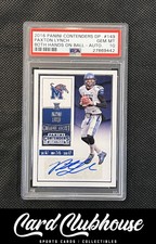 2016  Panini Contenders Draft Picks Ticket Auto RC #149 Paxton Lynch PSA 10