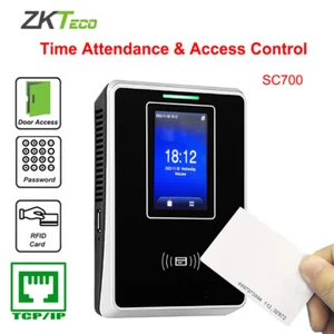 ZKTeco SC700 TCP/IP 125Khz RFID Tiempo Asistencia Cerradura Puerta Sistema de Control de Acceso - Imagen 1 de 7