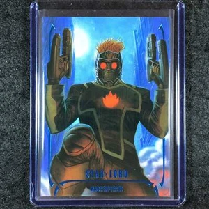 2024 Marvel Masterpieces Nahuel Grego STAR-LORD Base Blue Wave 6/49 #53 - Picture 1 of 1