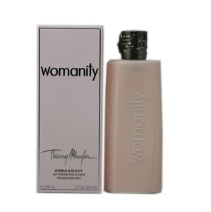 THIERRY MUGLER WOMANITY WOMAN & BEAUTY PERFUMED BODY MILK 200 ML/6.7 FL.OZ. NIB - Picture 1 of 1