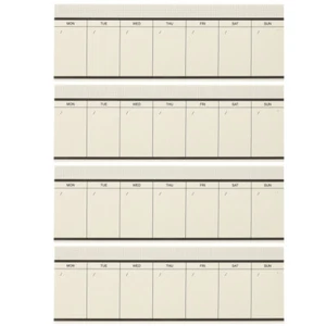 4 Pcs Weekly Planner Note Pads for Work Business and Notes Office - Picture 1 of 12