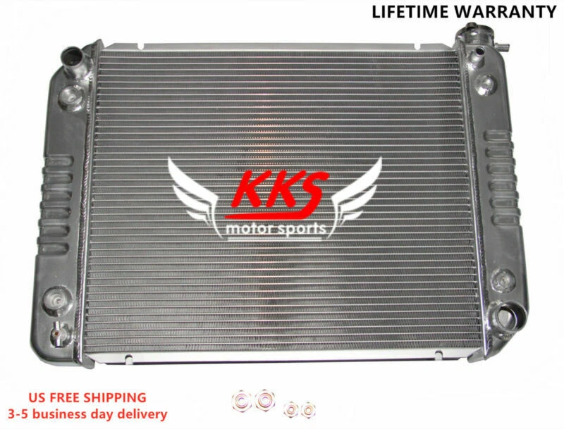 Radiador de aluminio pulido KKS apto para 85-86 Chevy GMC C/K C10 C20 1500 2500 4.3 V6 Foto 1 de 4